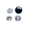 Double Cap Spring Snaps 4-Part Set Reversible Durable Fasteners 12.5mm 15mm